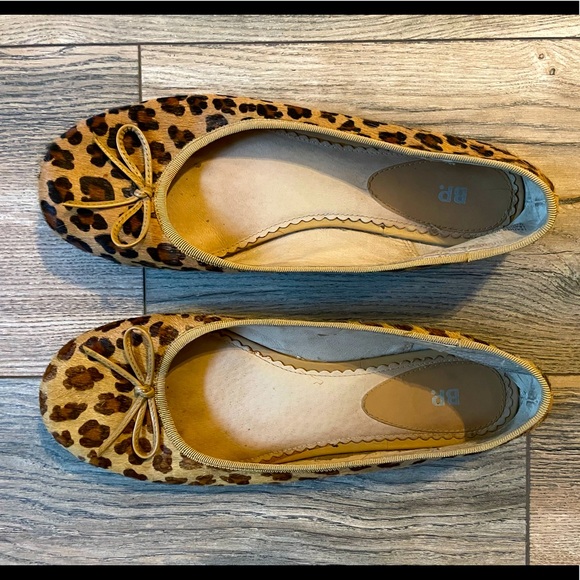 BP. Leopard Print Cowhide Flats Women’s size 8M - Picture 2 of 10